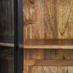 Vitrina Zenica — Madera de mango negra
