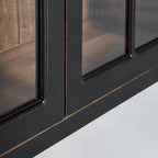 Vitrina Zenica — Madera de mango negra