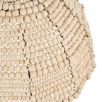 Lámpara colgante Wooden Bead Dome