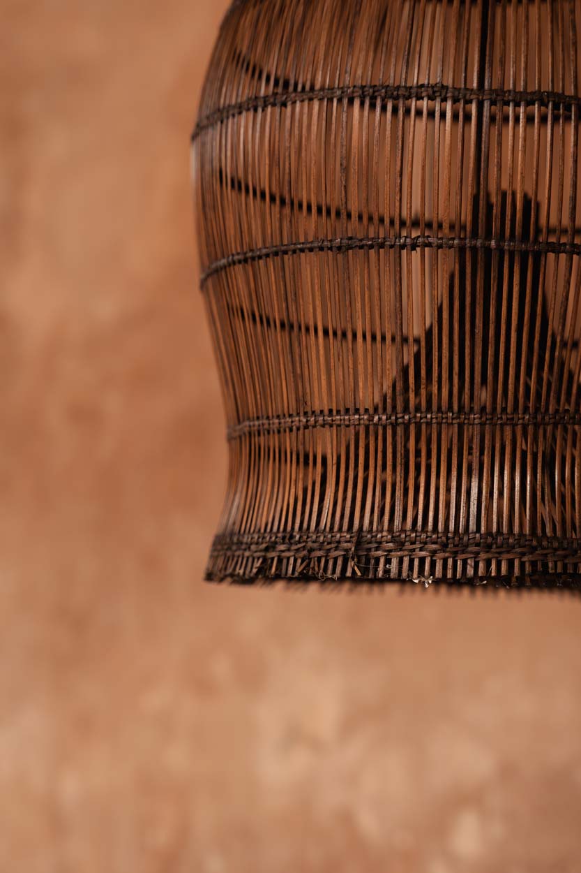 Lámpara colgante Woven Bell