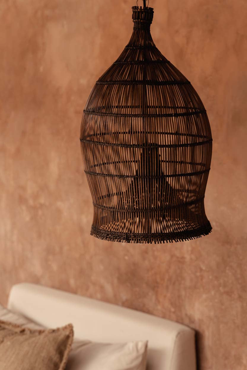 Lámpara colgante Woven Bell